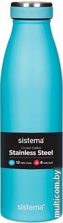 Бутылка для воды Sistema 550 500мл (голубой)