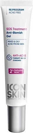 Icon Skin Гель для лица SOS Treatment Для точечного нанесения против воспалений 20 мл