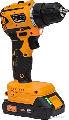 Дрель-шуруповерт Partisan AD-2155BL (с 2-мя АКБ, кейс)