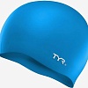 Шапочка для плавания TYR Wrinkle Free Silicone Cap LCS/420 (голубой)