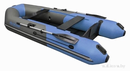 Моторно-гребная лодка Муссон 3000 С (серый/синий)