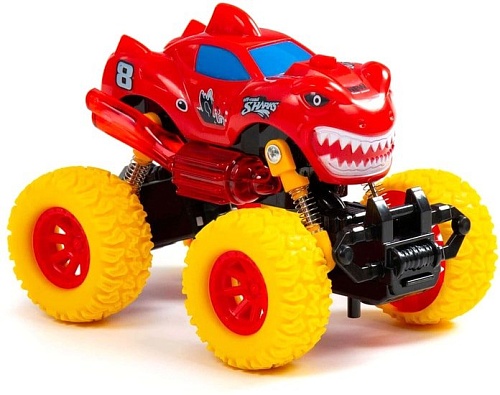 Игрушечный транспорт Полесье Монстр Ралли-Акула автомобиль инерционный 79787 (красный)