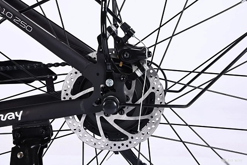 Электровелосипед MyWay Road 1.0 250 26 (17, черный антрацит)