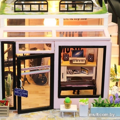 Румбокс Hobby Day DIY Mini House Студия звукозаписи (M903)