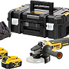 Угловая шлифмашина DeWalt DCG405P2 (с 2-мя АКБ, кейс)