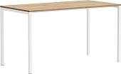 Стол Crafto Рон Лофт 02 138x70x75 (белый/дуб)