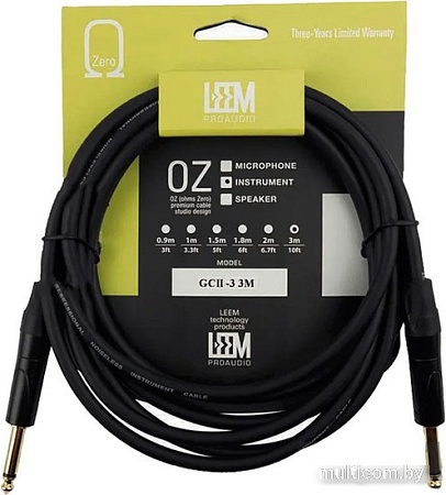 Гитарный кабель Leem GCI-3 (3м) (3 м)