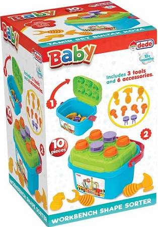 Набор развивающих игрушек Dede Логика с молоточком 03416