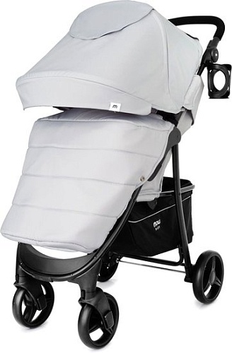 Коляска прогулочная «книга» Rant MOWbaby Cross RA080 (silver)