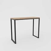 Барный стол Hype Mebel Классик 120x55 (черный/дуб галифакс натуральный)