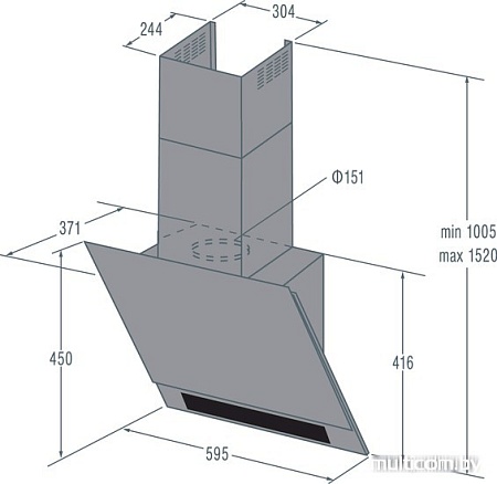 Кухонная вытяжка Gorenje GHV62X