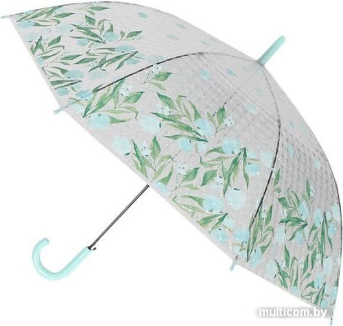 Зонт Михи-Михи Цветочки с 3D эффектом (голубой)