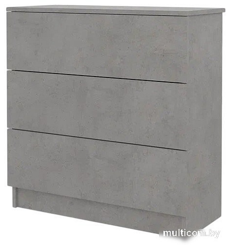 Комод Горизонт Нео 760 3 ящика (бетон)