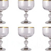 Набор бокалов для шампанского Bohemia Crystal Sandra 40728/200524/200