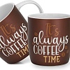 Набор кружек Fissman It's Always Coffee Time 3712 (2шт)