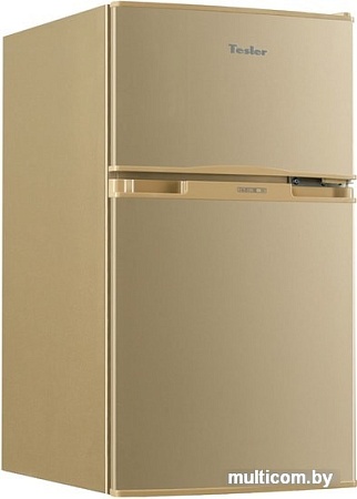 Холодильник Tesler RCT-100 (бежевый)