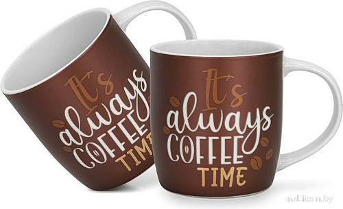 Набор кружек Fissman It's Always Coffee Time 3712 (2шт)