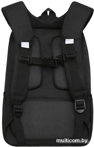 Школьный рюкзак Grizzly RG-366-1 (черный/розовый)