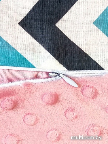 Подушка для беременных Amarobaby Зигзаг AMARO-40A-ZR (розовый)