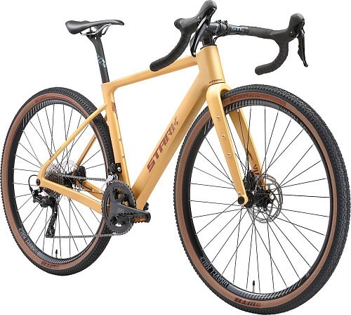 Велосипед Stark GRL Pro 700.6 HD Carbon M 2025 HQ-0017972 (песочный матовый/бронзовый, разобранный)