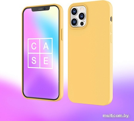 Чехол для телефона Case Cheap Liquid для Galaxy A21s (желтый)