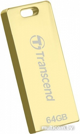 USB Flash Transcend JetFlash T3G 64GB (золотистый)