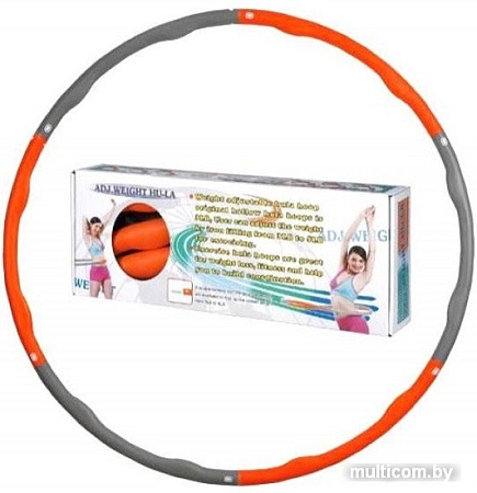 Массажный обруч Pro-Supra Orion 049-HR (оранжевый/серый)