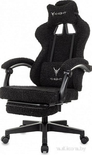 Игровое (геймерское) кресло Knight Lord/F (черный экомех)