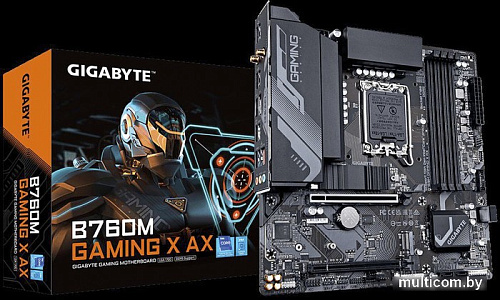 Материнская плата Gigabyte B760M Gaming X AX (rev. 1.x)