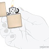 Зажигалка Zippo Classic Flat Sand 49453