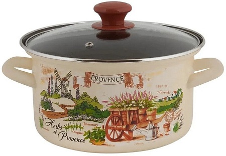 Кастрюля КМЗ Травы Прованса-1 Экстра 51904-352/4.02