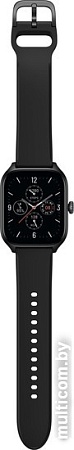 Умные часы Amazfit GTS 4 (черный, с черным ремешком из фторэластомера)