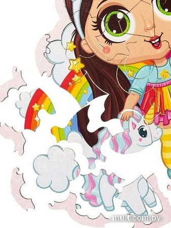 Мозаика/пазл WoodLand Toys Кукла с единорогом 147210