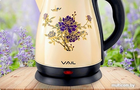 Электрочайник Vail VL-5555 (бежевый)