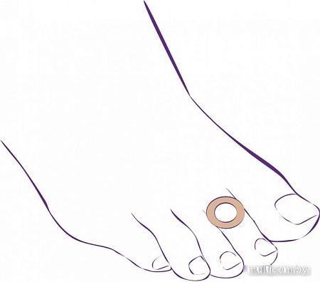 Протектор для пальца стопы Trives СТ-63 (9шт)