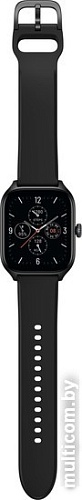 Умные часы Amazfit GTS 4 (черный, с черным ремешком из фторэластомера)