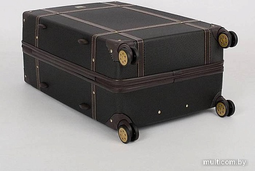 Чемодан-спиннер Francesco Molinary 336-0193/3-28 (черный)