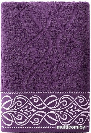 Полотенце Aquarelle Толедо 50x90 (баклажан)