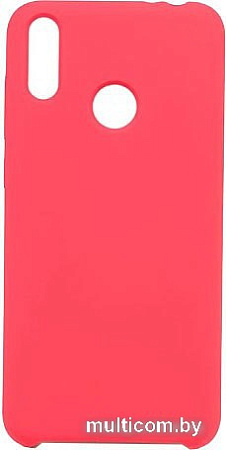 Чехол для телефона Case Liquid для Honor 8C (розово-красный)