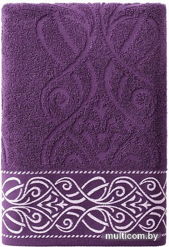 Полотенце Aquarelle Толедо 50x90 (баклажан)