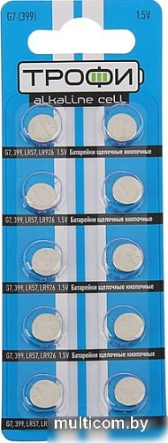 Батарейка Трофи LR57 10 шт.
