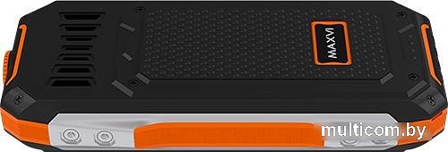 Кнопочный телефон Maxvi T100 (оранжевый)