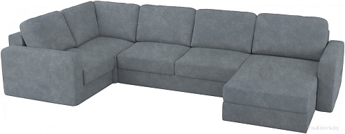 П-образный диван Mio Tesoro Aurora компл.3 правый (Kashemir 974 серый)