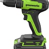 Дрель-шуруповерт Greenworks GD24DD35K2 3704007CUA (с 1-м АКБ)