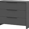 Комод Mio Tesoro Камелия 1К 3 ящика (графит серый)