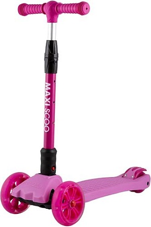 Трехколесный самокат Maxiscoo Junior Delux MSC-J072103D (розовый)