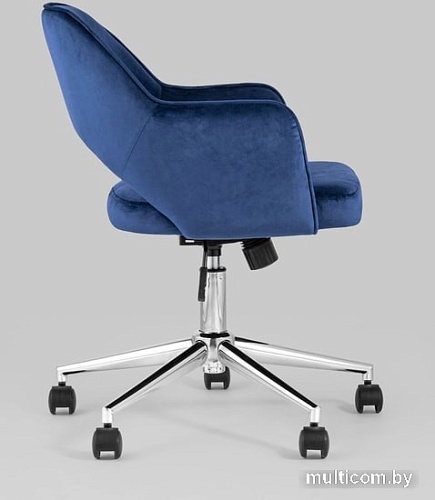 Кресло Stool Group Кларк велюр (синий)