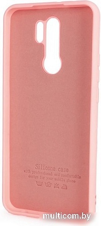 Чехол для телефона Case Cheap Liquid для Redmi 9 (светло-розовый)