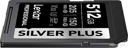 Карта памяти Lexar Professional SILVER PLUS SDXC LSDSIPL512G-BNNNG 512GB