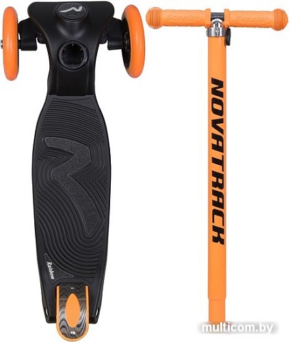 Самокат Novatrack Rainbow 120RAINBOW.OR8 (оранжевый)